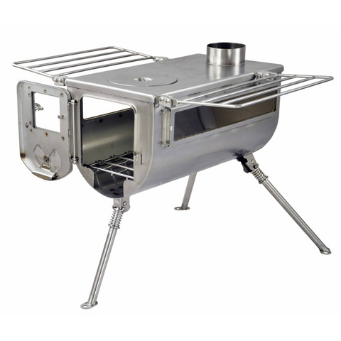 Winnerwell Woodlander Double View 1G L-sized Camping-Holzofen