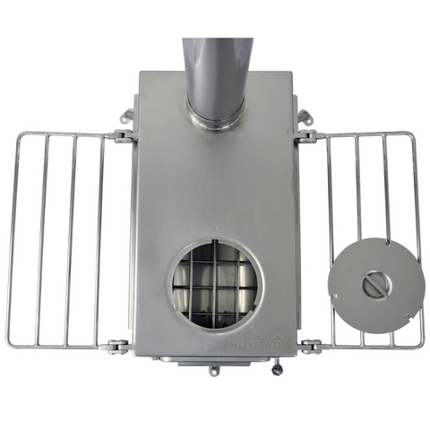 Winnerwell Woodlander Double View 1G L-sized Camping-Holzofen