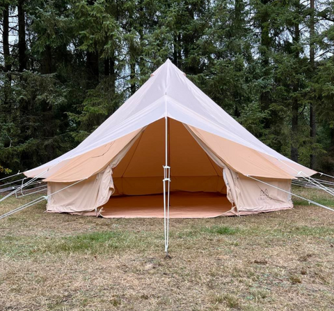 Regenhülle für das Glamping Zelt