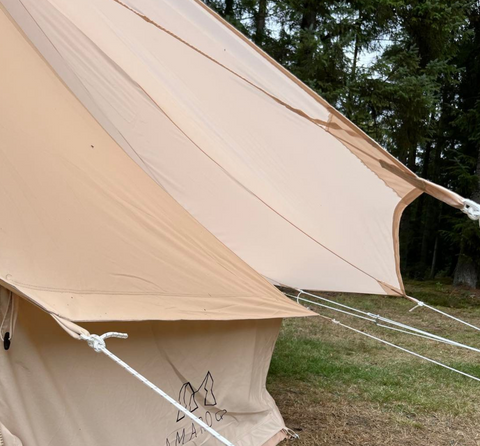 Regenhülle für das Glamping Zelt